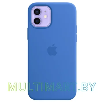 Чехол для телефона Apple MagSafe Silicone Case для iPhone 12/12 Pro (капри)